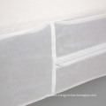 45S*45S 180T 100% polyester 300gsm polyester fiber filling mattress protector with jersey skirt for hotel and home used